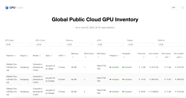 GPU Finder