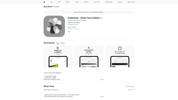 Snapsnob - Clean Your Gallery