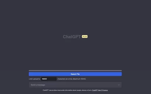 ChatGPT File Uploader Extension - Chrome Extension
