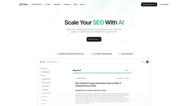 Leap AI SEO