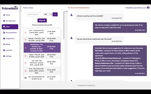 PrimeHost - Chrome Extension