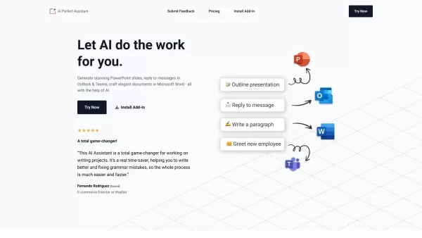 AI Perfect Assistant - GPT for Office365