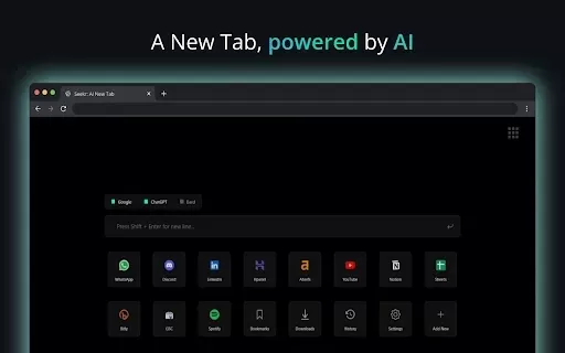 Seekr: AI-powered New Tab with Bard & ChatGPT