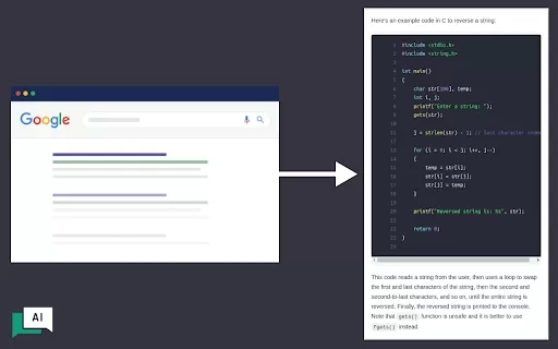 Google Search with ChatGPT - Chrome Extension