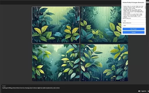 Adobe Firefly AI Image Generator - Chrome Extension