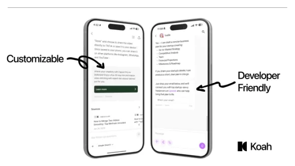 La startup Koah recauda 5 millones de dólares para monetizar aplicaciones de IA a través de anuncios, dirigiéndose a usuarios de todo el mundo con tasas de clics del 7,5%, ya que los modelos de suscripción se enfrentan a límites en mercados no estadounidenses. En asociación con aplicaciones como Luzia y DeepAI, pretende que los anuncios sean contextualmente relevantes en los chats de IA. Forerunner lideró la ronda de financiación inicial, apostando por los anuncios como capa clave de monetización para la IA de consumo.