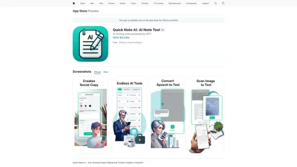 Quick Note AI: AI Note Tool