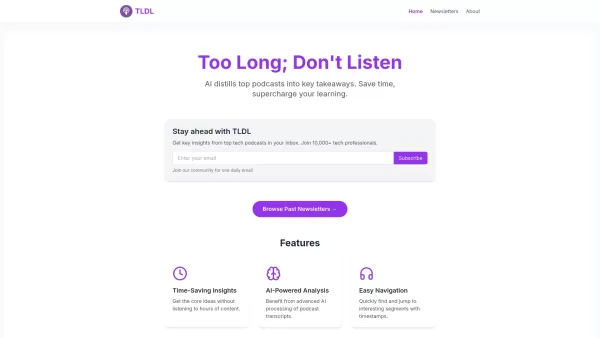 TLDL - Too Long; Don't Listen