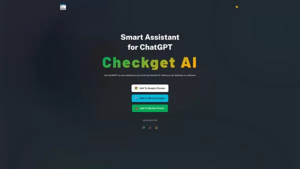 Checkget - Smart Assistant for ChatGPT