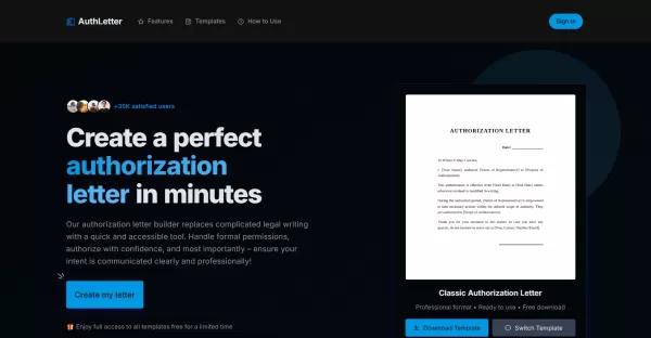AuthLetter