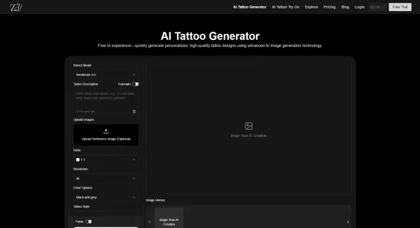 TattooAI AI Tattoo Generator
