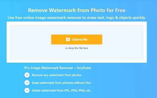 Amoyshare Watermark Remover - Chrome Extension