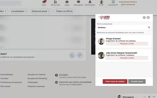 Leadeasy - Pesquisa de empresas
