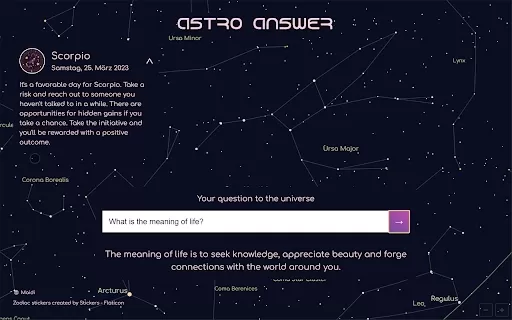 AI Horoscopes - Chrome Extension