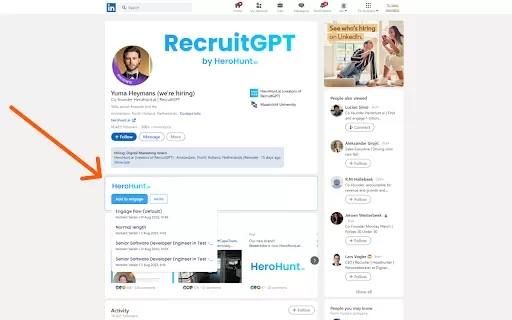 HeroHunt.ai - Chrome Extension