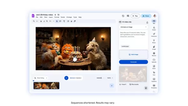 Google vous permet désormais de diriger des avatars à l'aide d'instructions dans son application Vids