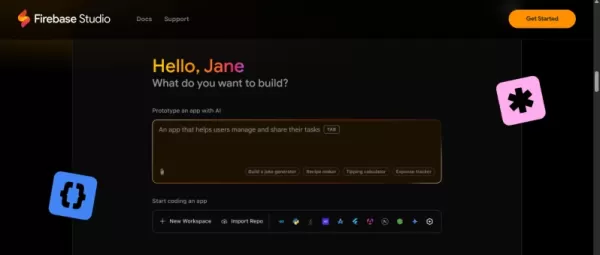 Firebase Studio App Building