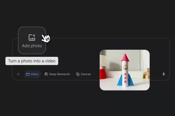 L'IA Gemini de Google dévoile une fonction de conversion de photos en vidéos