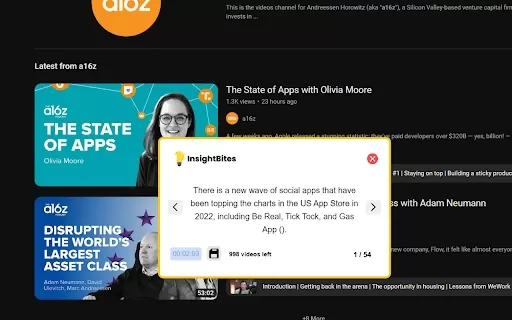 InsightBites - Chrome Extension