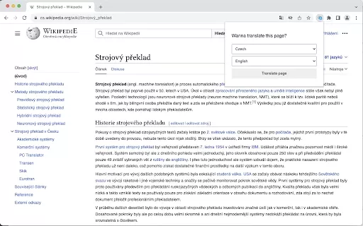 TranslateLocally - Chrome Extension