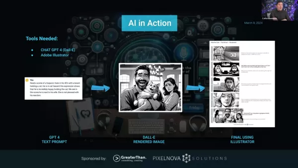 Example of AI-generated storyboard scene