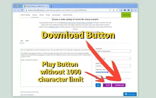Downloader for Microsoft™ Text-to-Speech