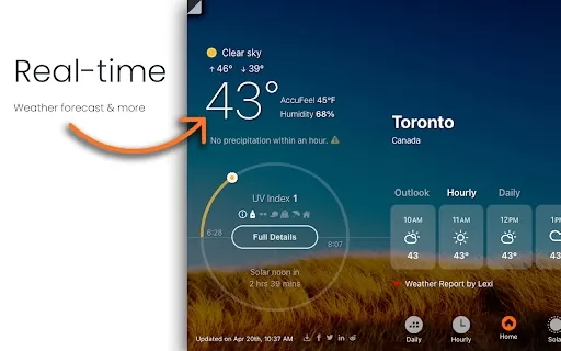 AI-powered weather forecasting - Chrome Extension