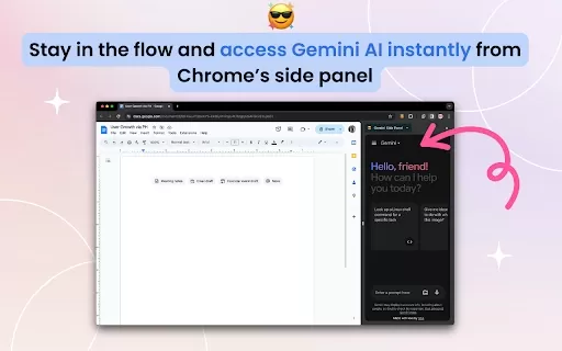 Gemini Side Panel - Chrome Extension