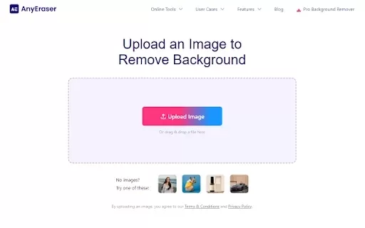 Image Background Remover - AnyEraser
