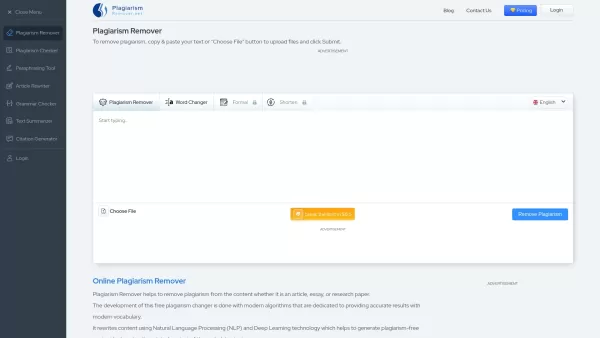 Plagiarism Remover