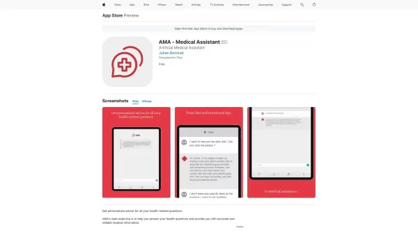 iOS App of AMA