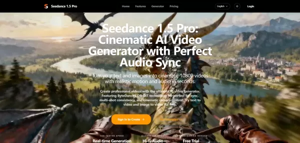 Seedance 1.5 Pro