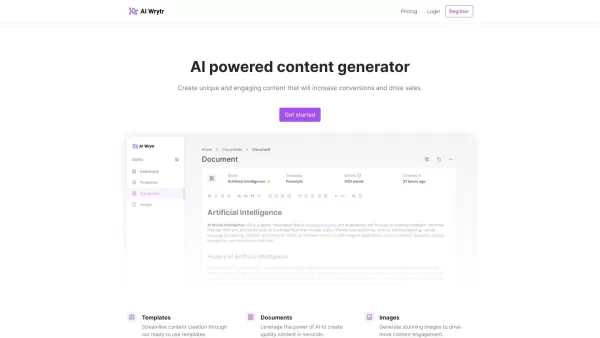 AI Wrytr Powered By Amraks Technologies