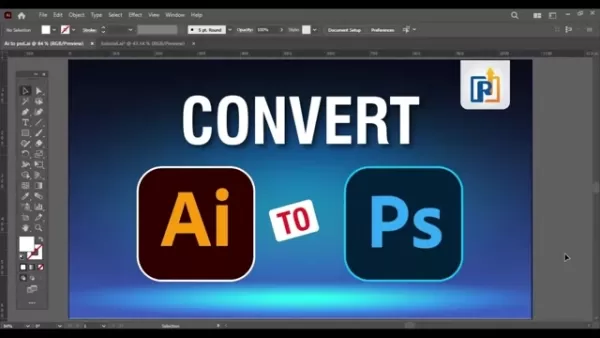 将 Adobe Illustrator AI 文件转换为分层的 Photoshop PSD 文件