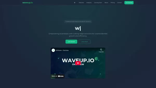 waveup.io software.
