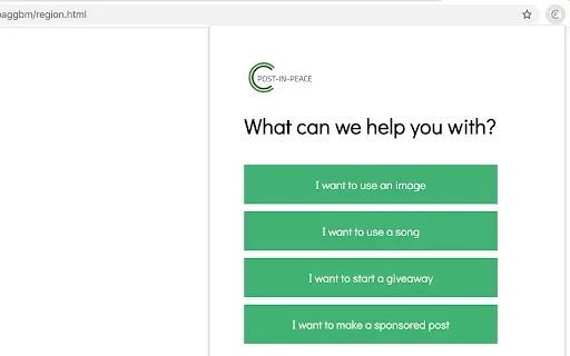 Post-inPeace - Chrome Extension