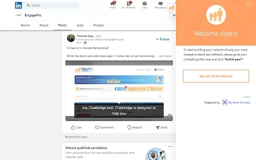 AI-enabled personal relationship building tool - Chrome Extension