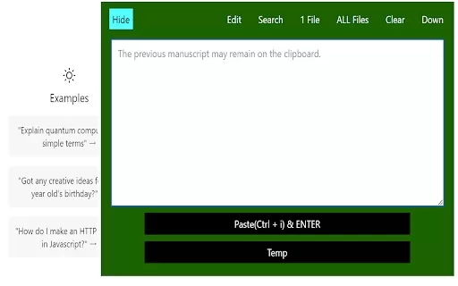ChatGPT Conversation Logs - Chrome Extension