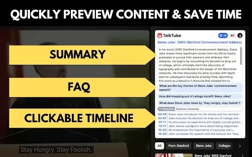 TalkTube - Youtube AI Companion