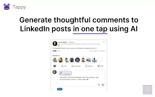 Tappy - Your AI LinkedIn Comments Assistant