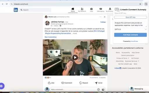 LinkedIn Comment Reply Extension - Chrome Extension