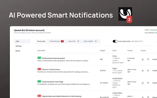 AI Upwork Bot - Chrome Extension