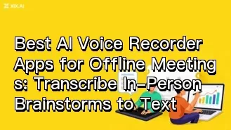 Las mejores aplicaciones de grabación de voz con IA para reuniones presenciales: transcribe a texto las sesiones de brainstorming presenciales