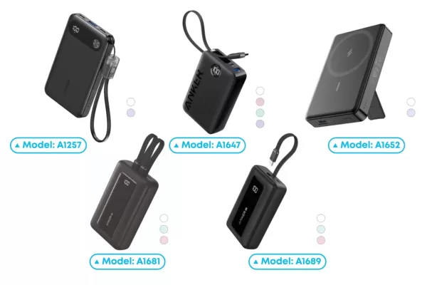 Anker rappelle cinq batteries externes en raison d'un risque d'incendie
