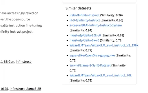 Hugging Face Dataset Enhancer - Chrome Extension