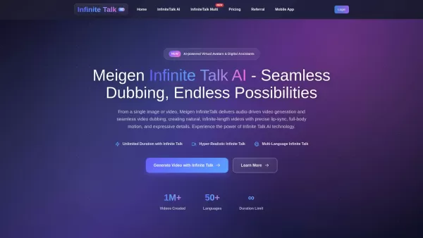Infinite Talk AI