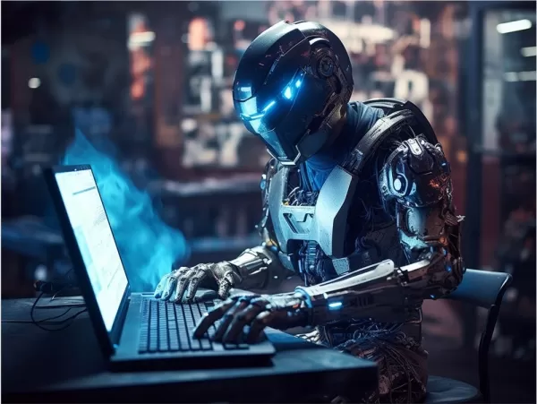 AI robot playing games