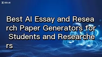 Los mejores generadores de ensayos y trabajos de investigación basados en IA para estudiantes e investigadores