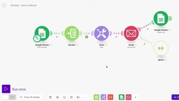 Web scraping tool in action