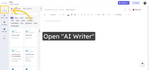 Simplifique a Criação de Blogs com o Gerador de Artigos Longos do Narrato AI